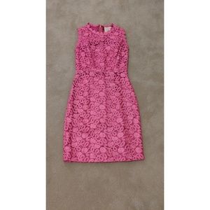 Kate Spade Pink Floral lace dress